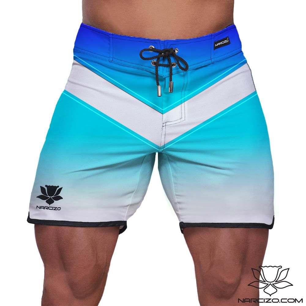 Spodenki startowe do Men' Physique (FITNESS PLAŻOWE) INFINITY'S OCEAN 17"